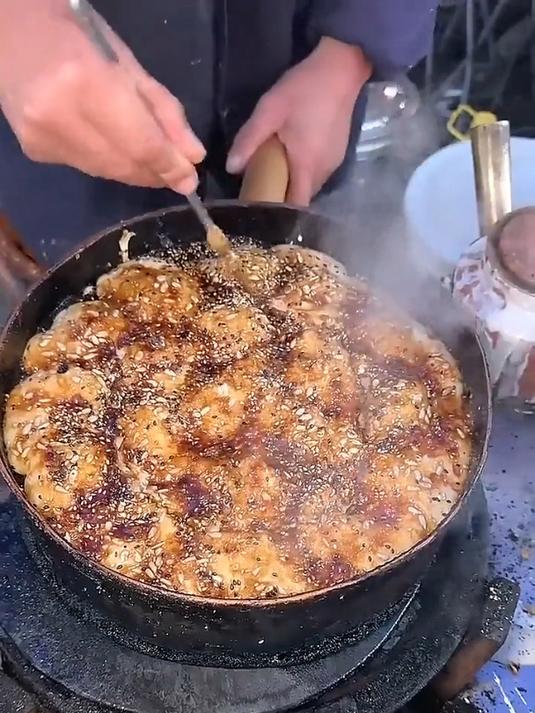 只在赶集才吃得上的梅花糕