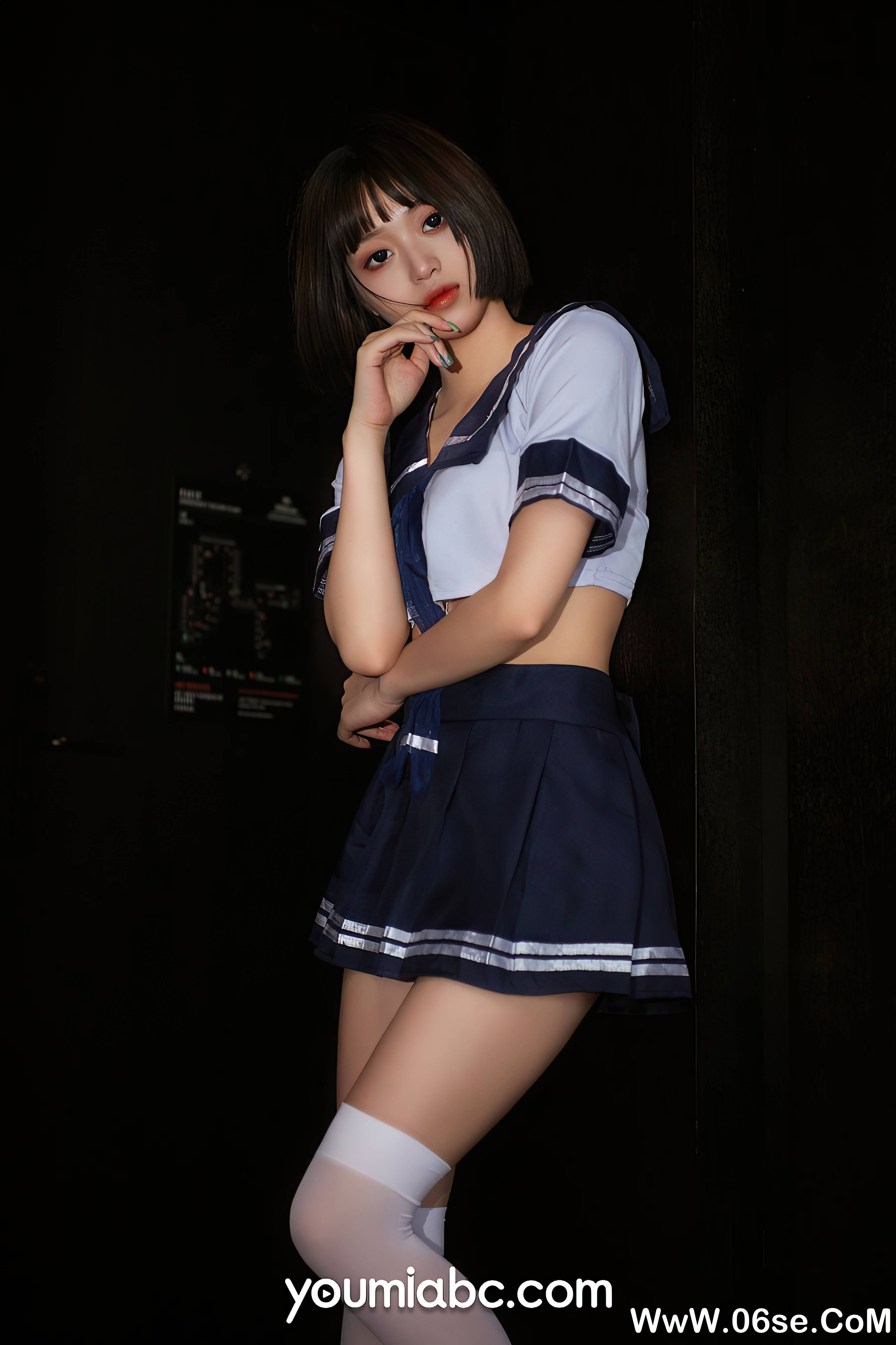 图片[10]-[YouMi尤蜜] 2021.07.19 放学等我 萌萌[27+1P435M]-六色网