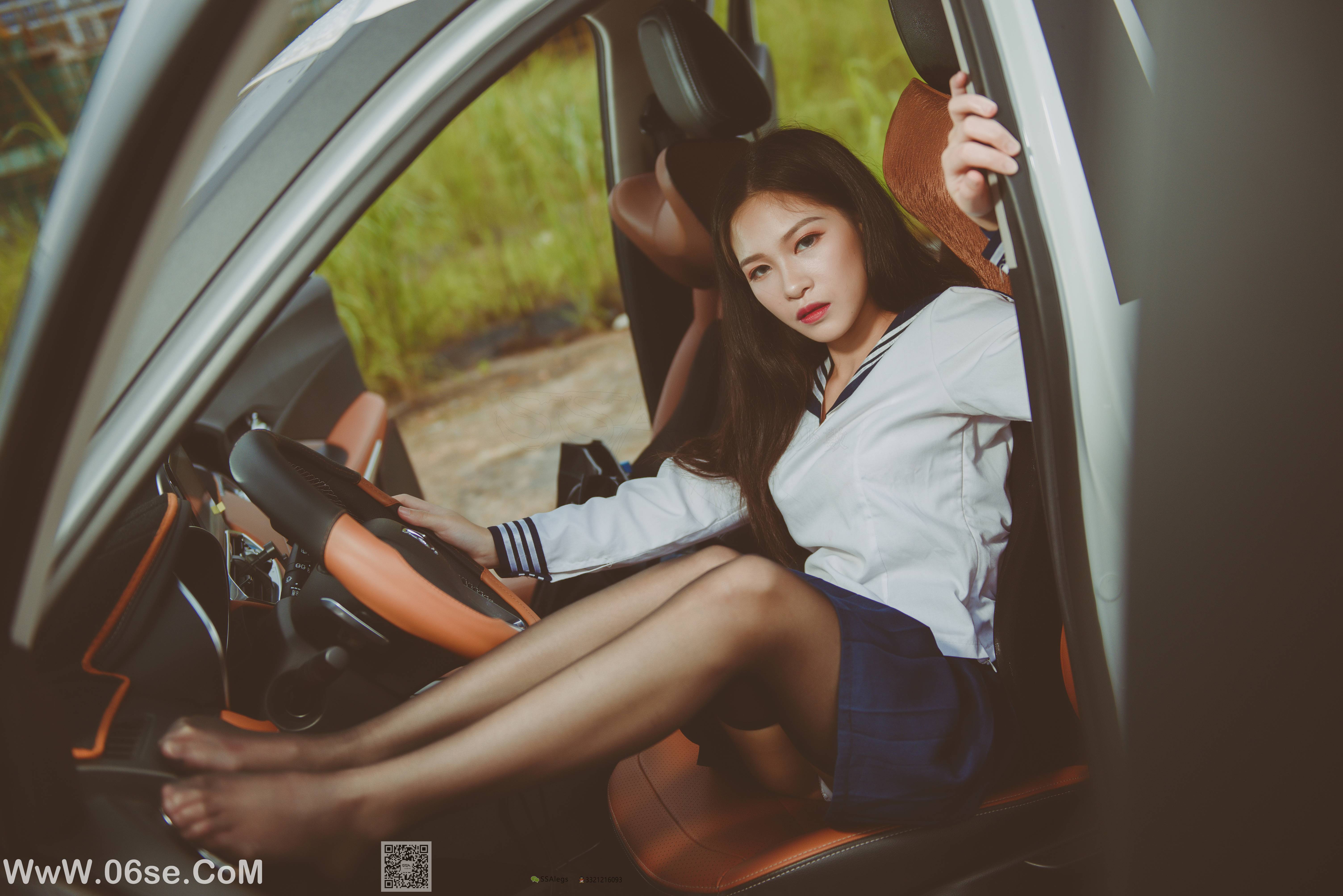 图片[47]-[SSA丝社] NO.017 佳佳 小丝妹佳佳练车记[63P1.02G]-六色网