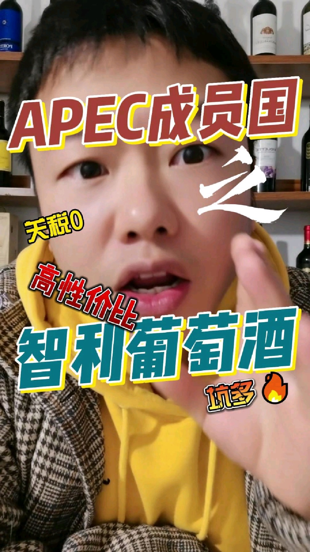 坑多的智利葡萄酒