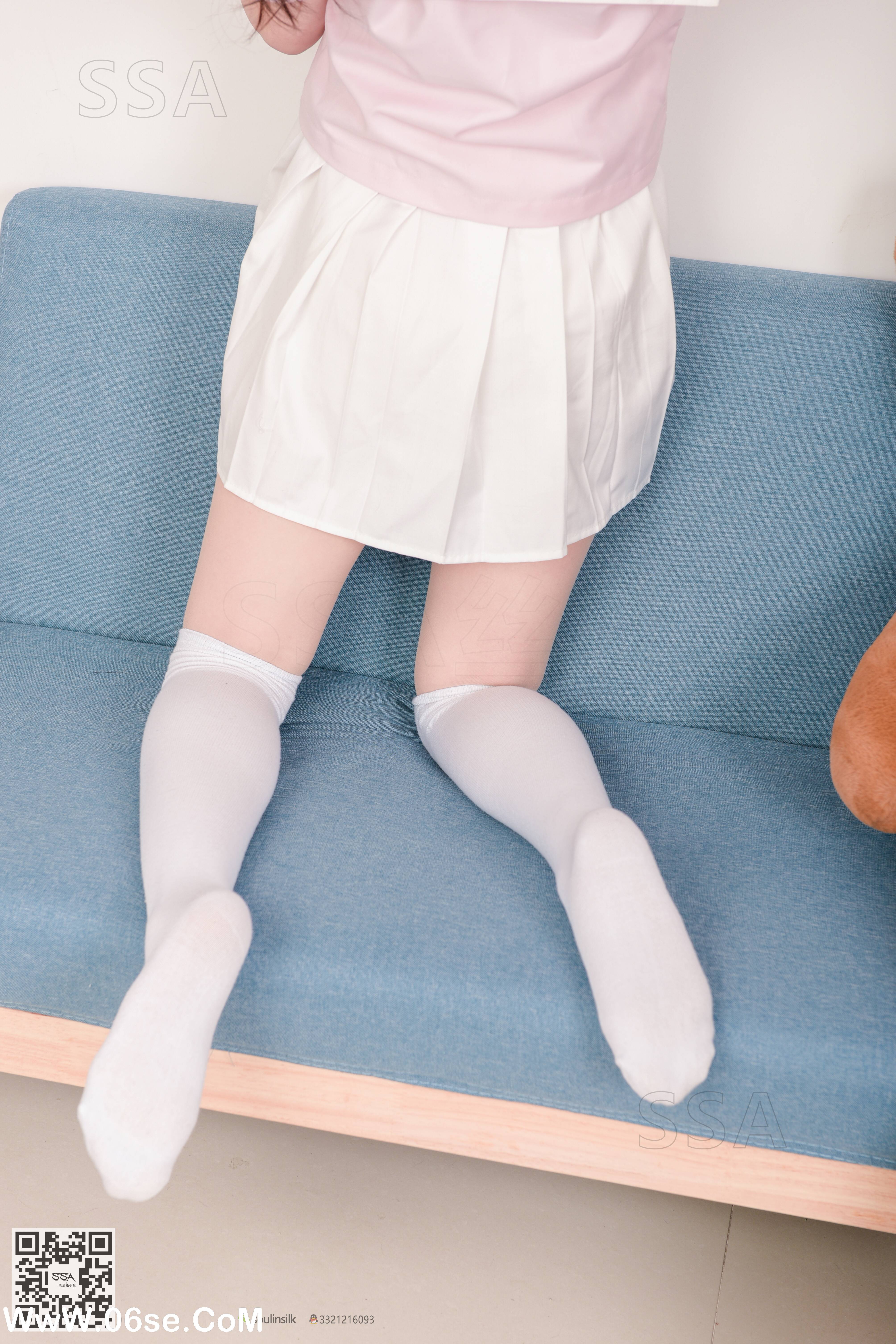 图片[132]-[SSA丝社] NO.144 丹丹 粉色JK制服的穿搭示范[195P2.56G]-六色网