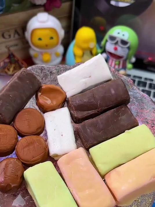俄罗斯解馋零食 混合糖巧克力夹心牛轧喜糖
