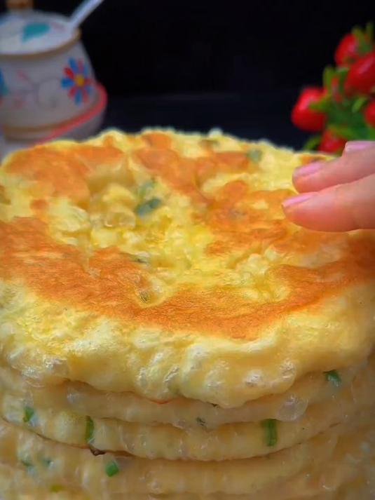 用筷子搅一搅就能做的发面饼