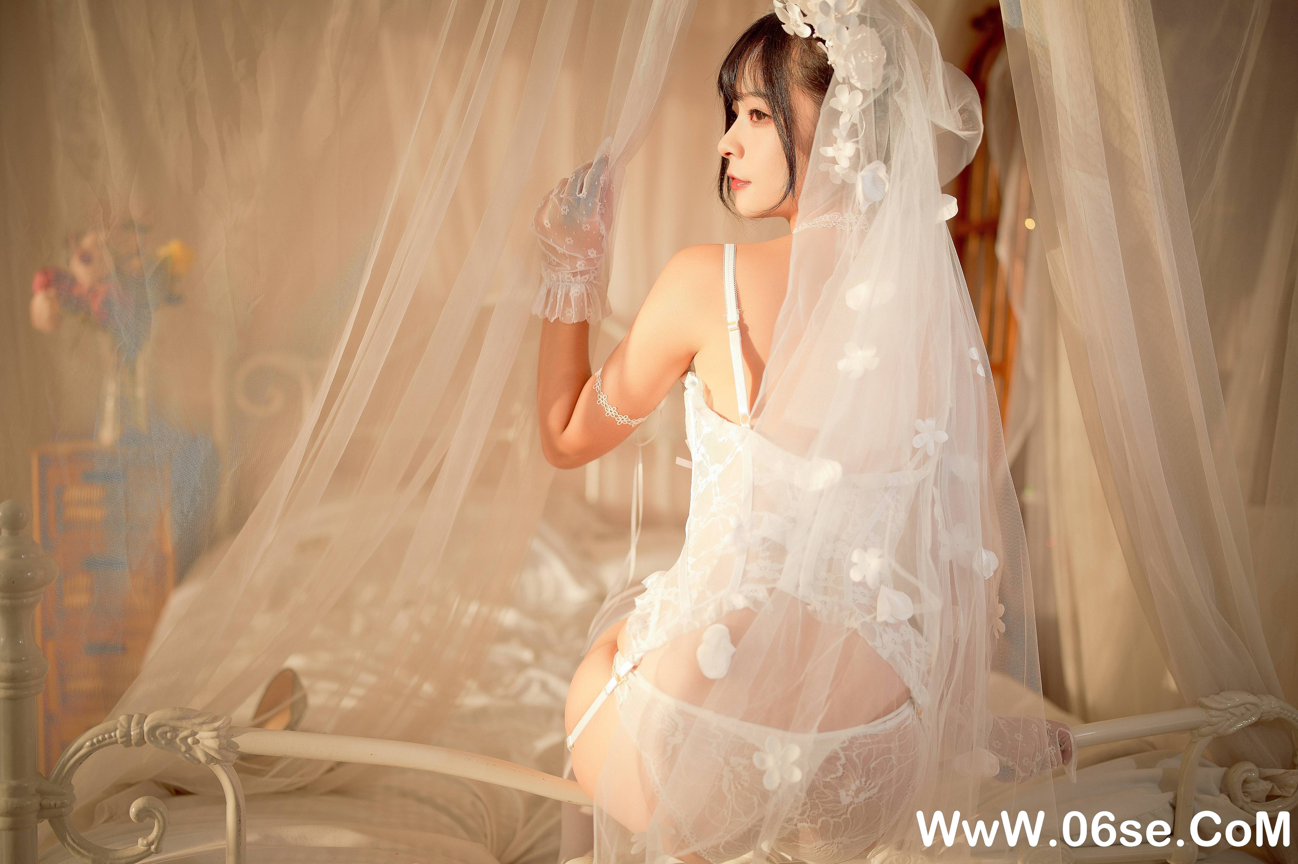 图片[38]-yuuhui玉汇 NO.004 — 纯白花嫁[60P860M]-六色网