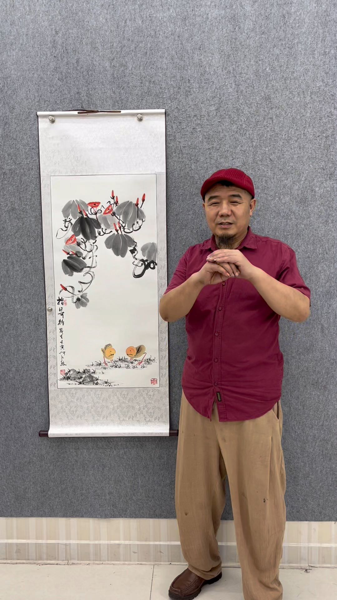 齐白石天降吉祥,何江熊指日可待