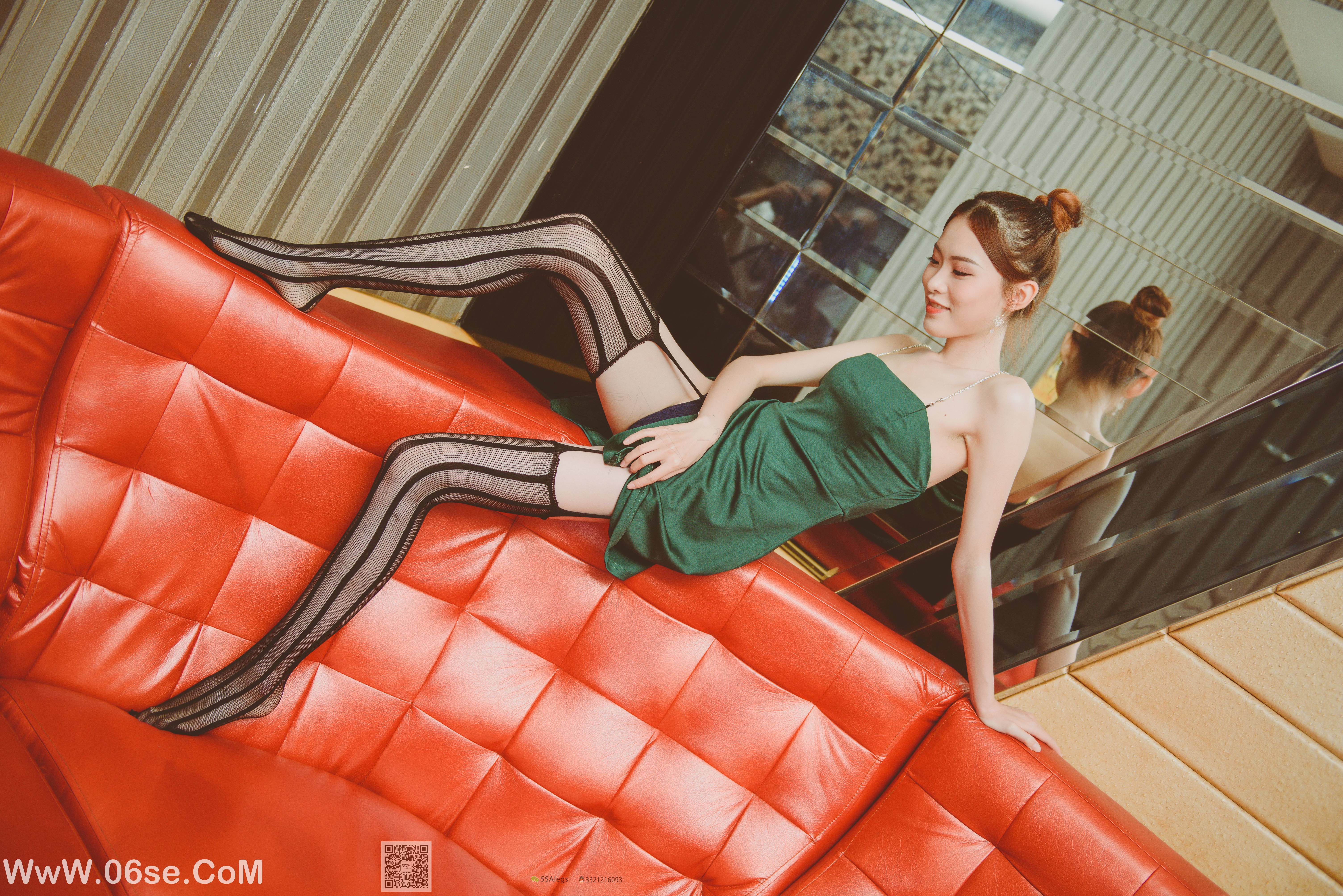 图片[32]-[SSA丝社] NO.019 琪琪 KTV骨感网袜美女[99P1.91G]-六色网