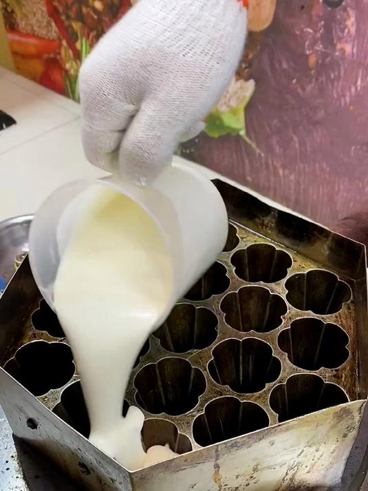 街头爆款梅花糕怎么做?独家配方+关键技巧一次学会!