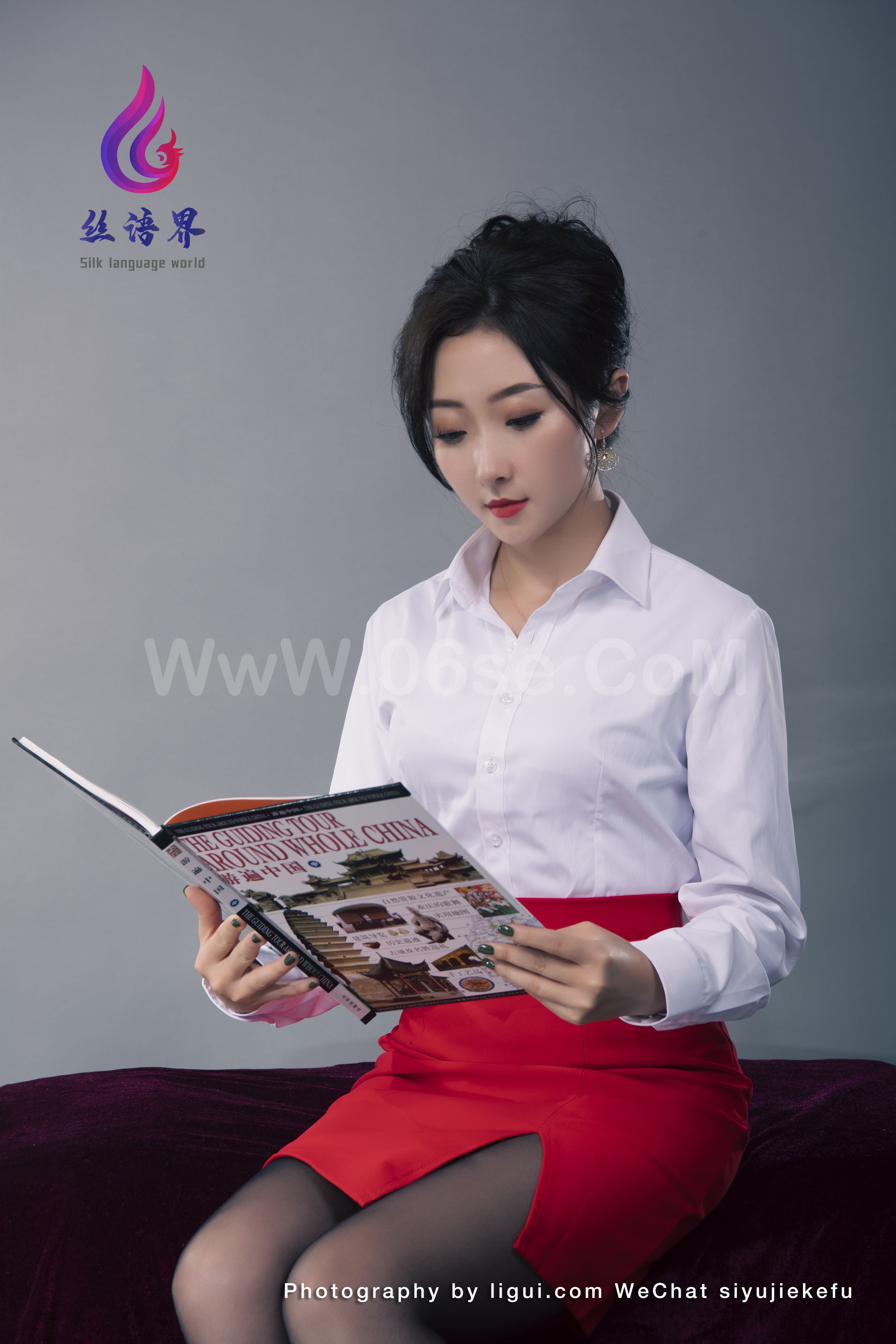 图片[3]-[Ligui丽柜] 2022.04.27 网络丽人 Model 愉心-六色网