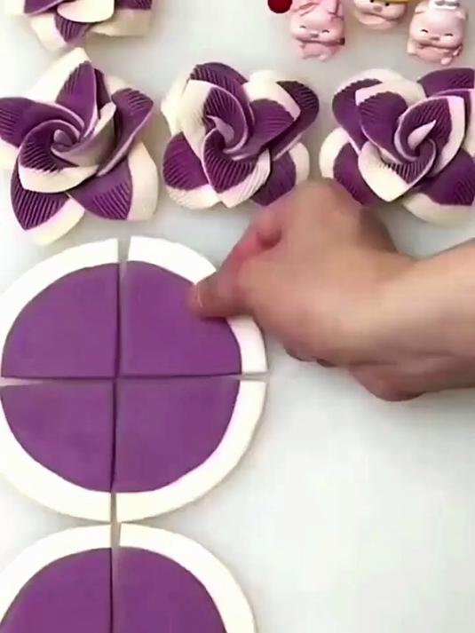 彩色花卷的做法