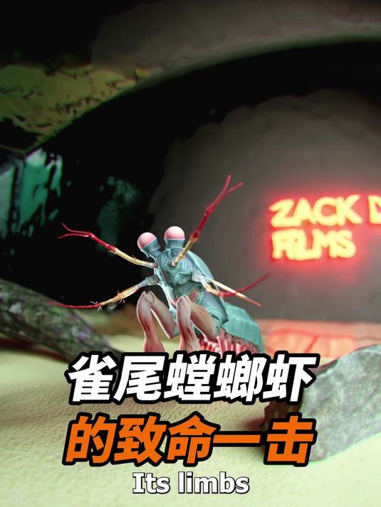 雀尾螳螂虾的致命一击