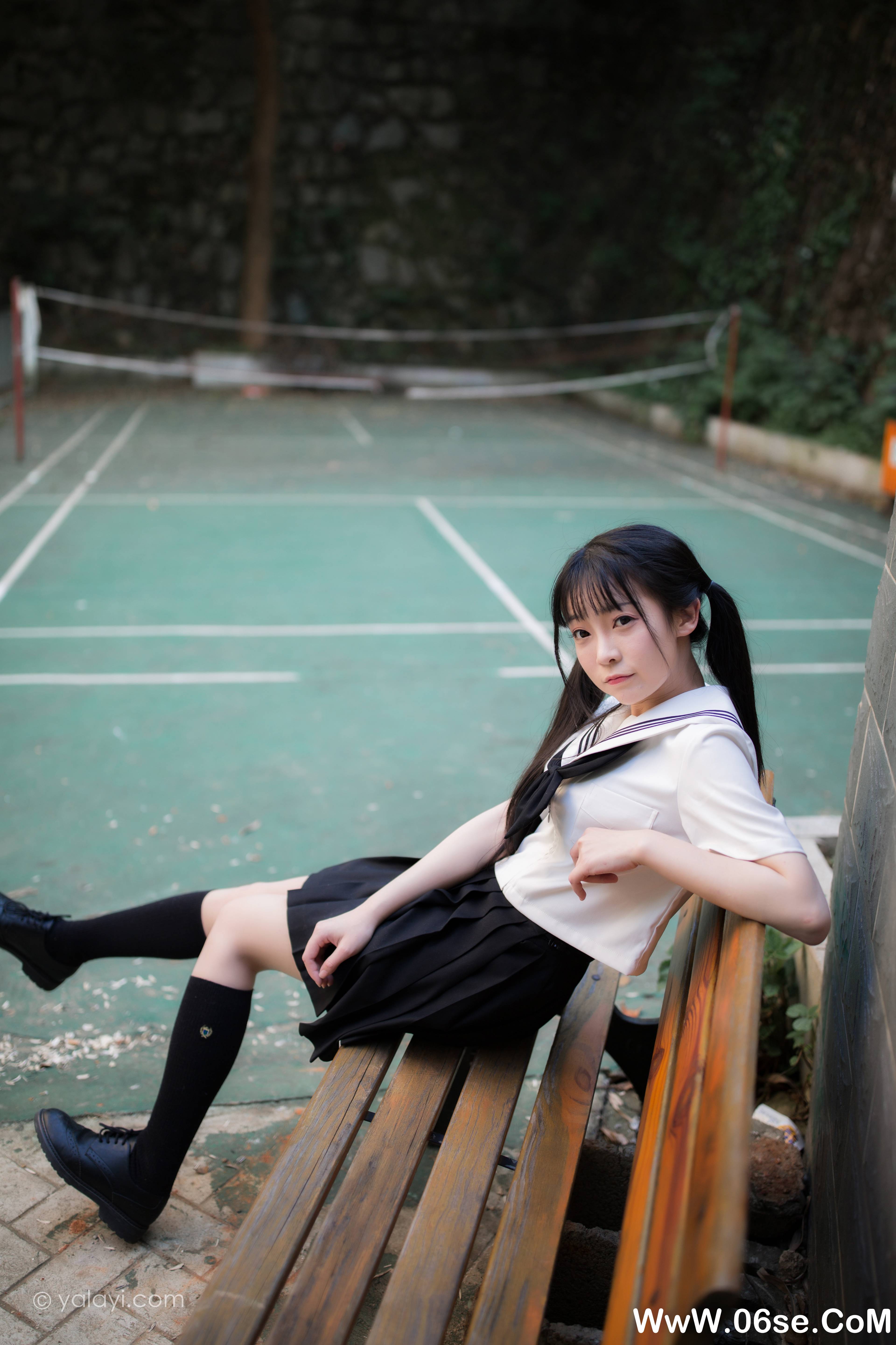 图片[24]-[YALAYI雅拉伊] 2020.07.20 NO.671 妙妙《放学一起走》[41P+1P360M]-六色网