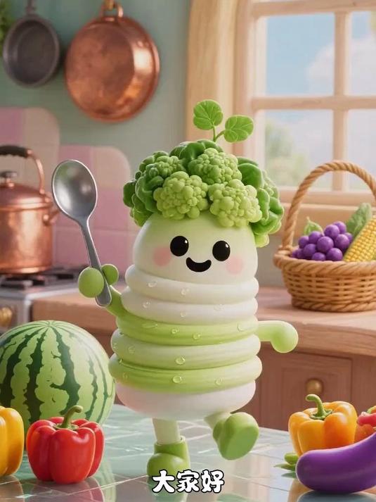 多吃宝塔菜花，给身体补营养，让身心更健康