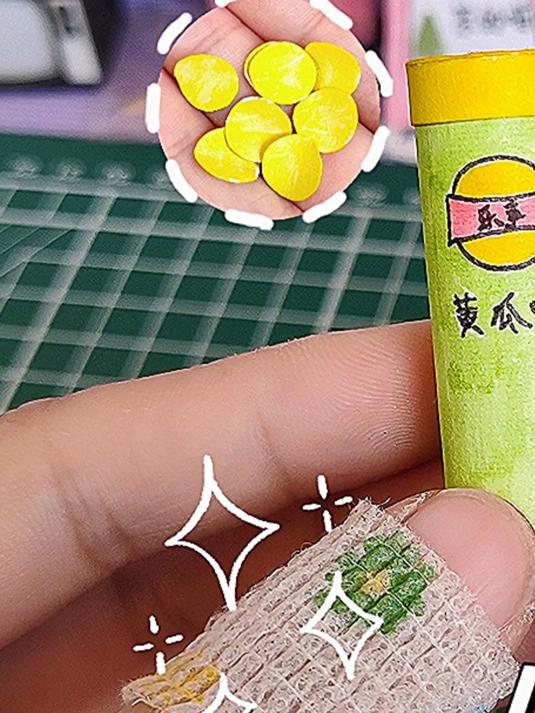 自制迷你桶装薯片食玩!
