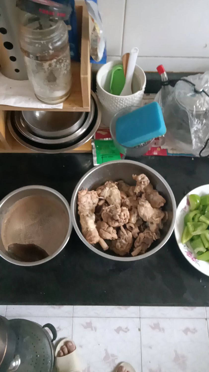 家常菜,青椒炒鸡块!