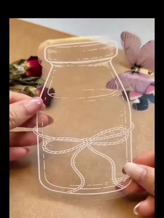 瓶子里的春天干花书签儿童手工diy材料透明自制压花植物树叶标本