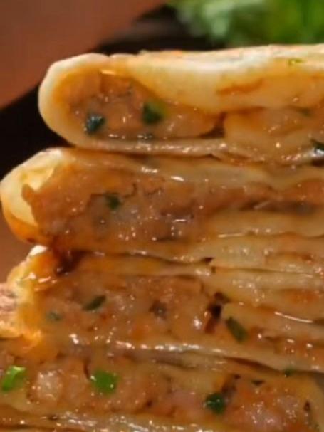 这是最近很火的千层饼做法