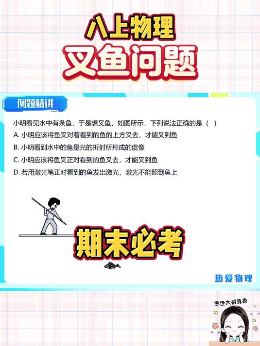 初中物理期末必考难点|光的折射