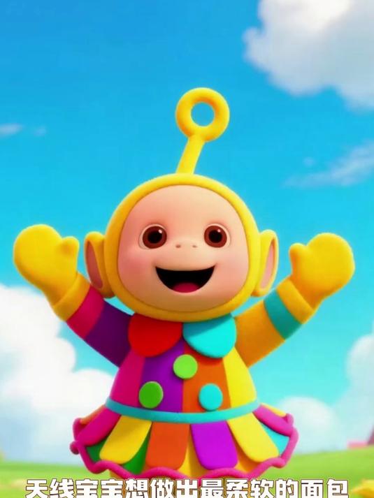 天线宝宝制作面包
