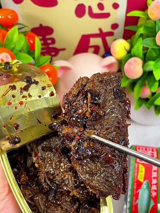 豆豉鱼罐头下饭菜甘竹豆豉鱼美食