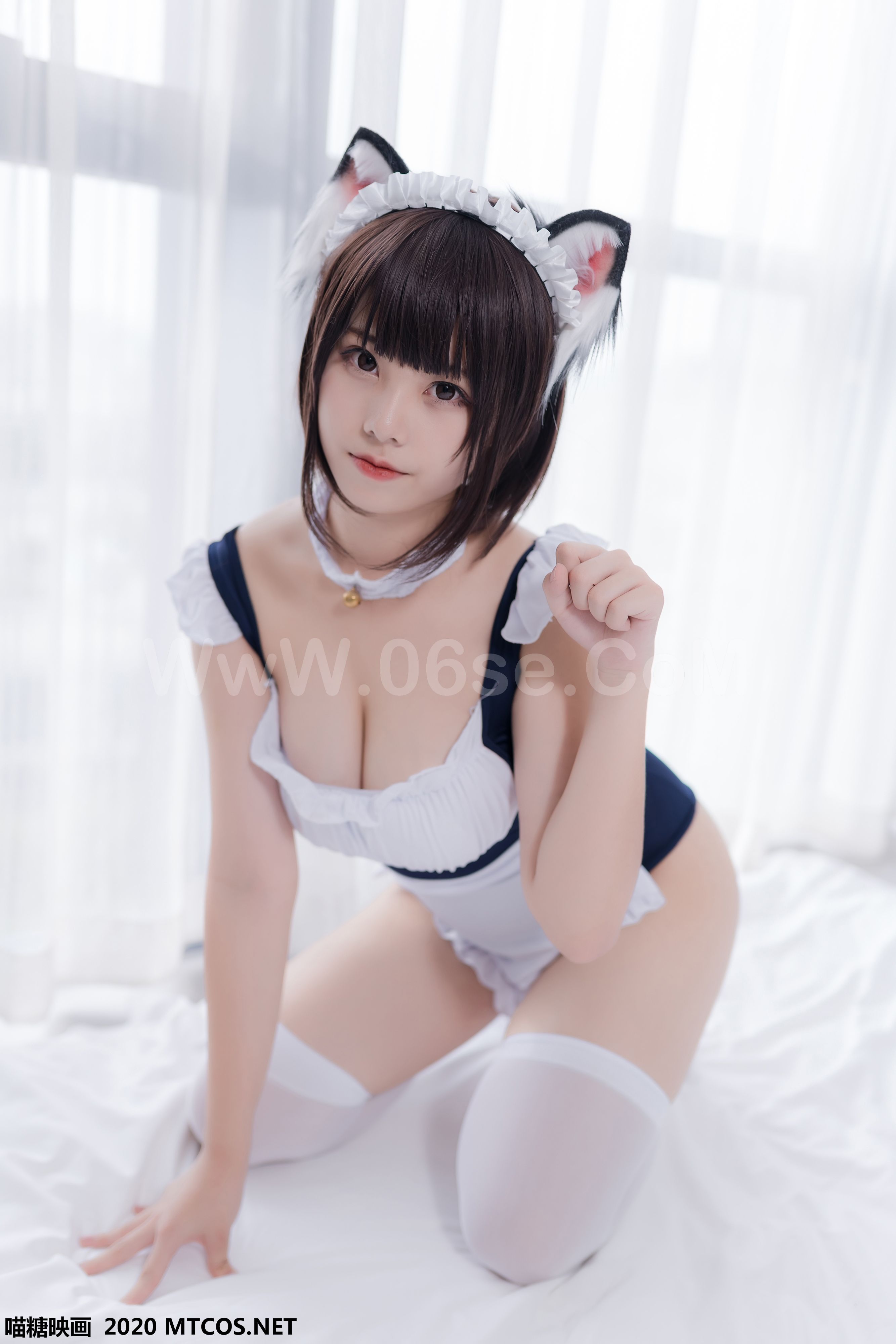 图片[6]-[MTCos] 喵糖映画 Vol.107 蜜汁猫裘 女仆兽耳娘-六色网