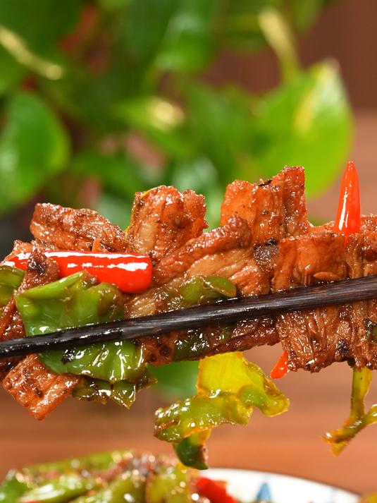 小炒肉太下饭了!1分钟搞定,神仙下饭神器!学会狂炫3大碗!