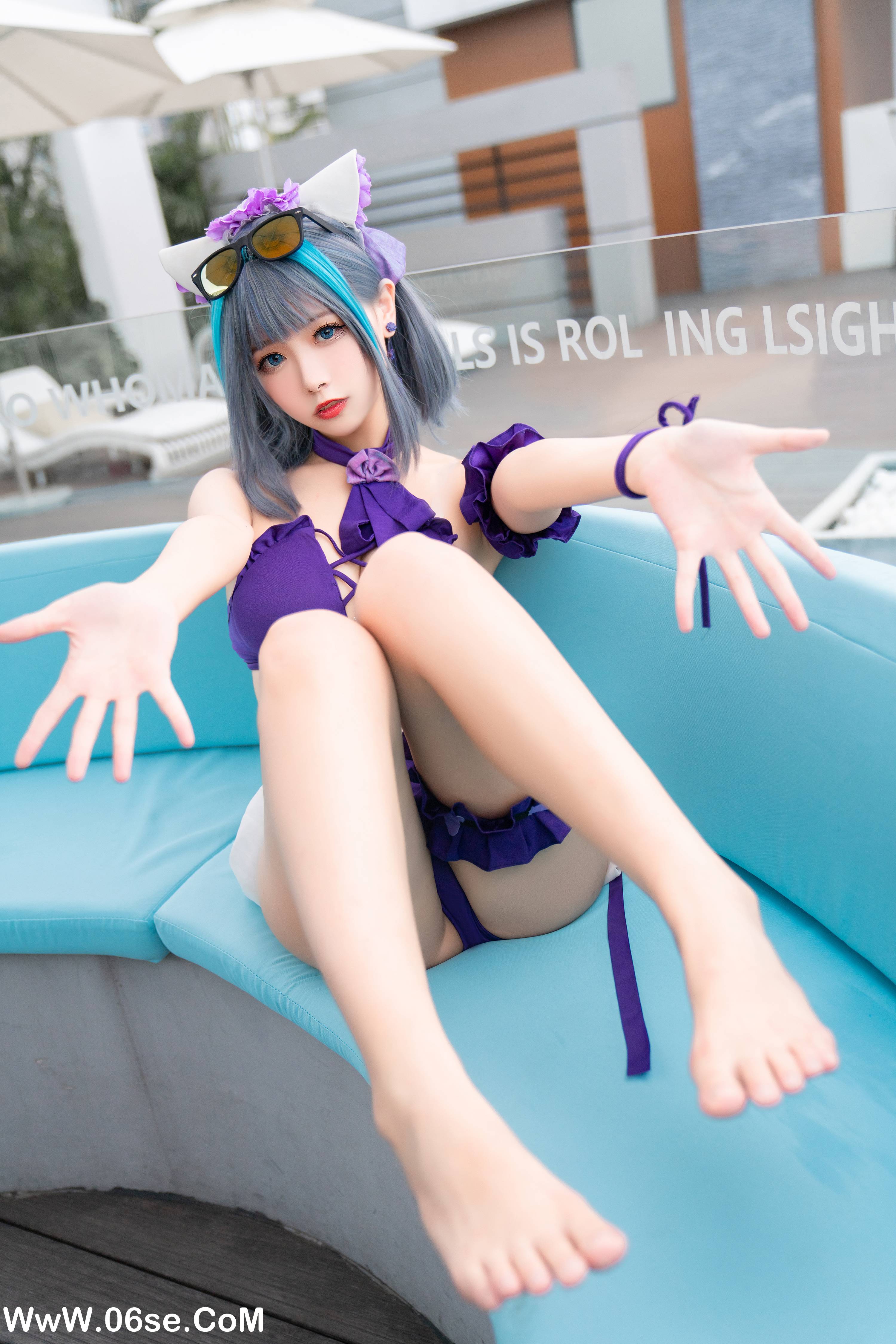 图片[40]-Momoko葵葵 NO.018 – 柴郡水着[40P+1V313M]-六色网