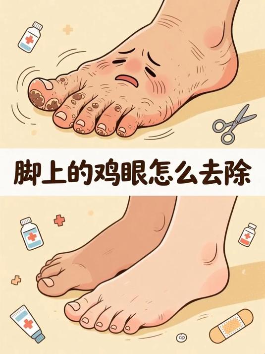 脚上的鸡眼怎么去除