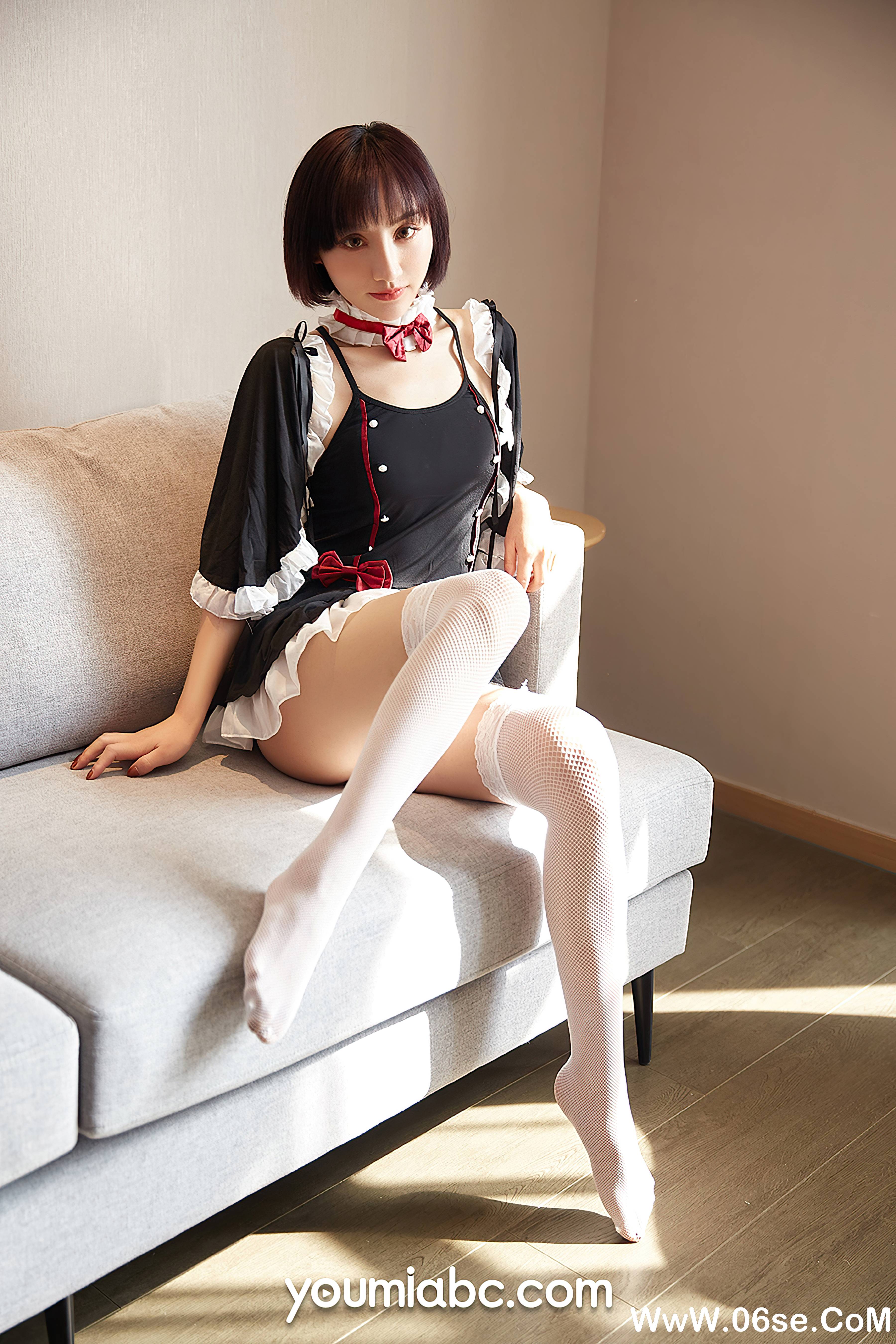 图片[2]-[YouMi尤蜜] 2021.01.10 多汁女仆 林茵茵[39+1P857M]-六色网