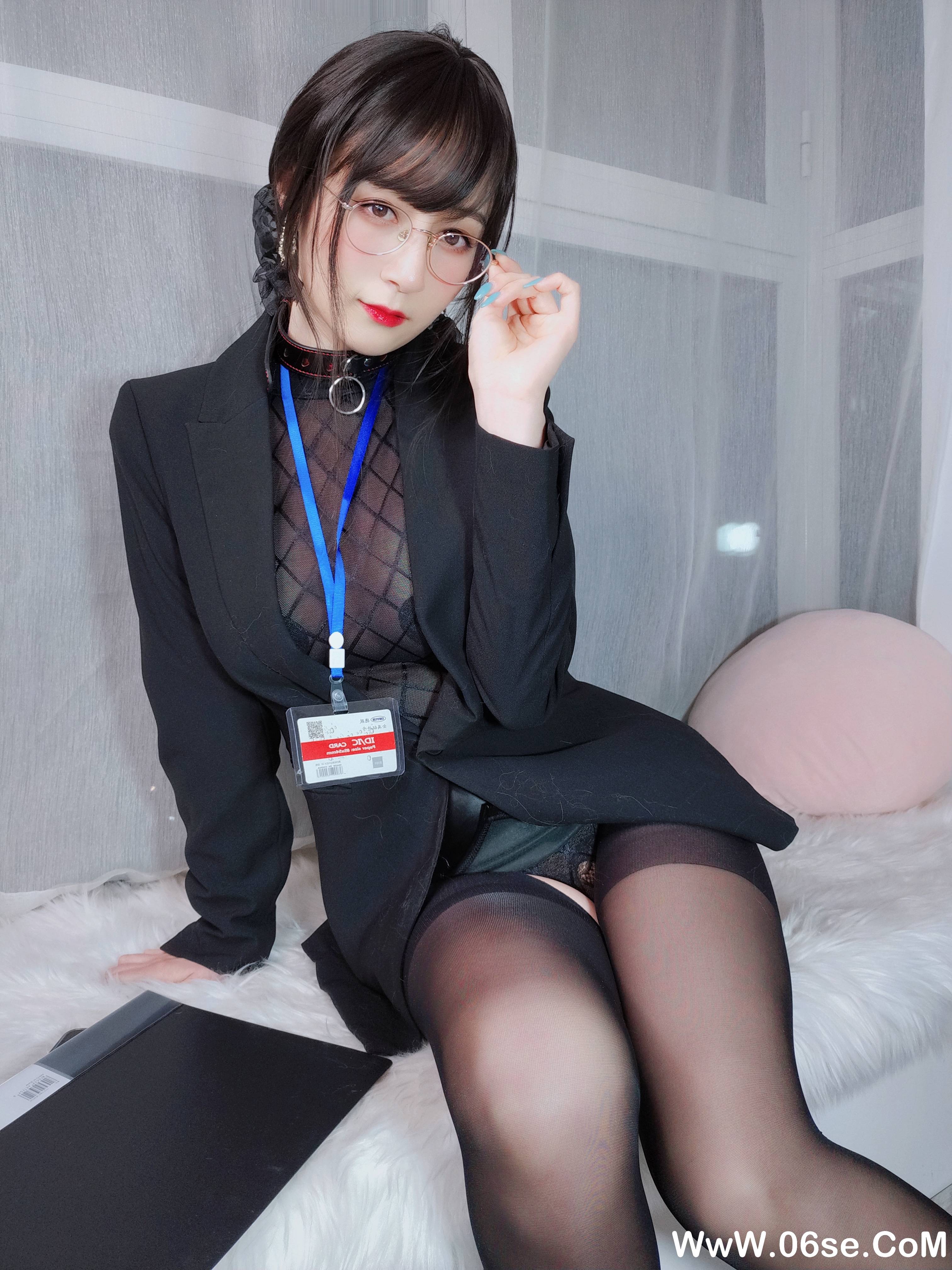 图片[16]-Coser小姐姐白银  NO.088– 黑丝情趣 [144P+8V1.22G]-六色网