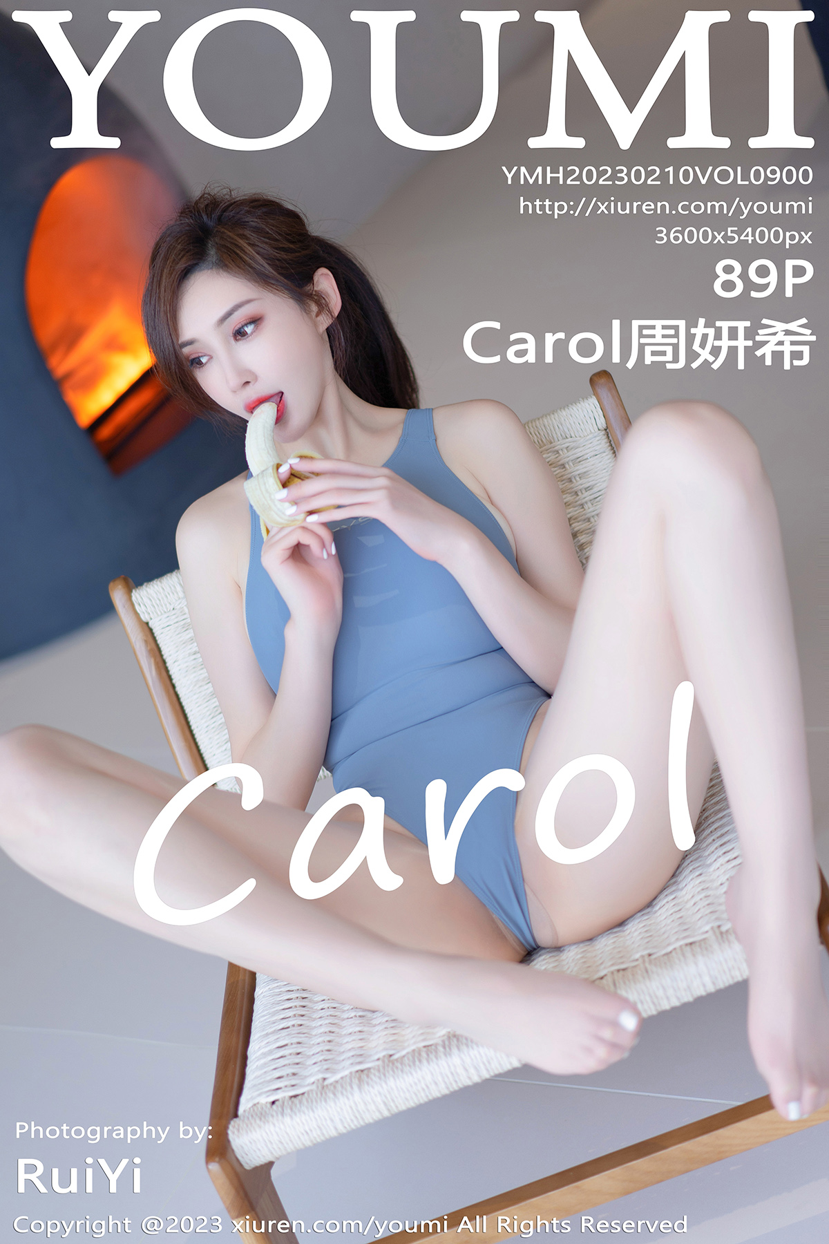 【YOUMI尤蜜荟】2023.02.10 Vol.900 Carol周妍希【89P】-六色网-六色网