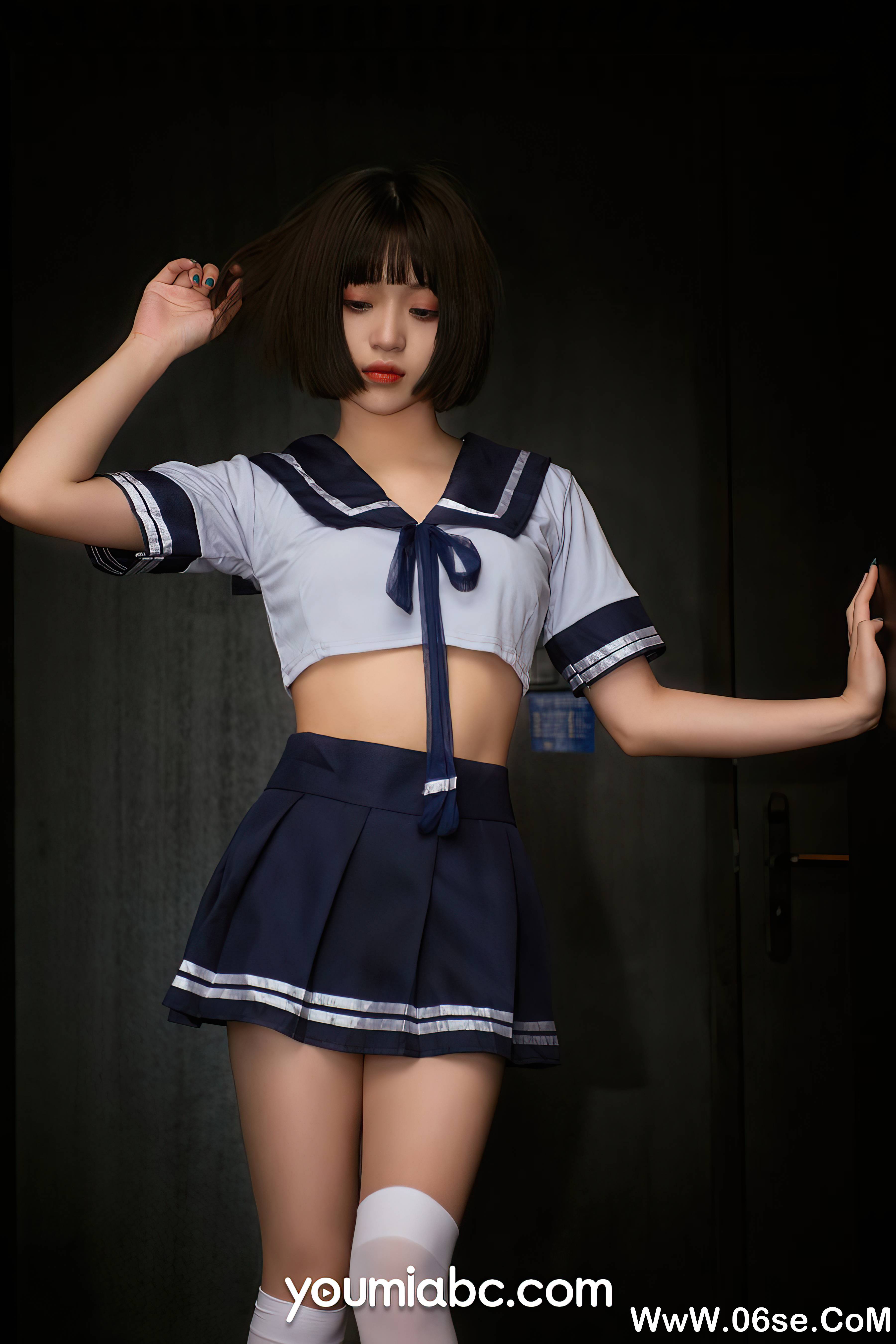 图片[14]-[YouMi尤蜜] 2021.07.19 放学等我 萌萌[27+1P435M]-六色网