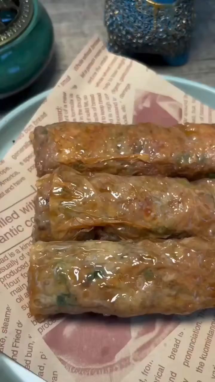 好吃的虾肉卷#城市寻味记