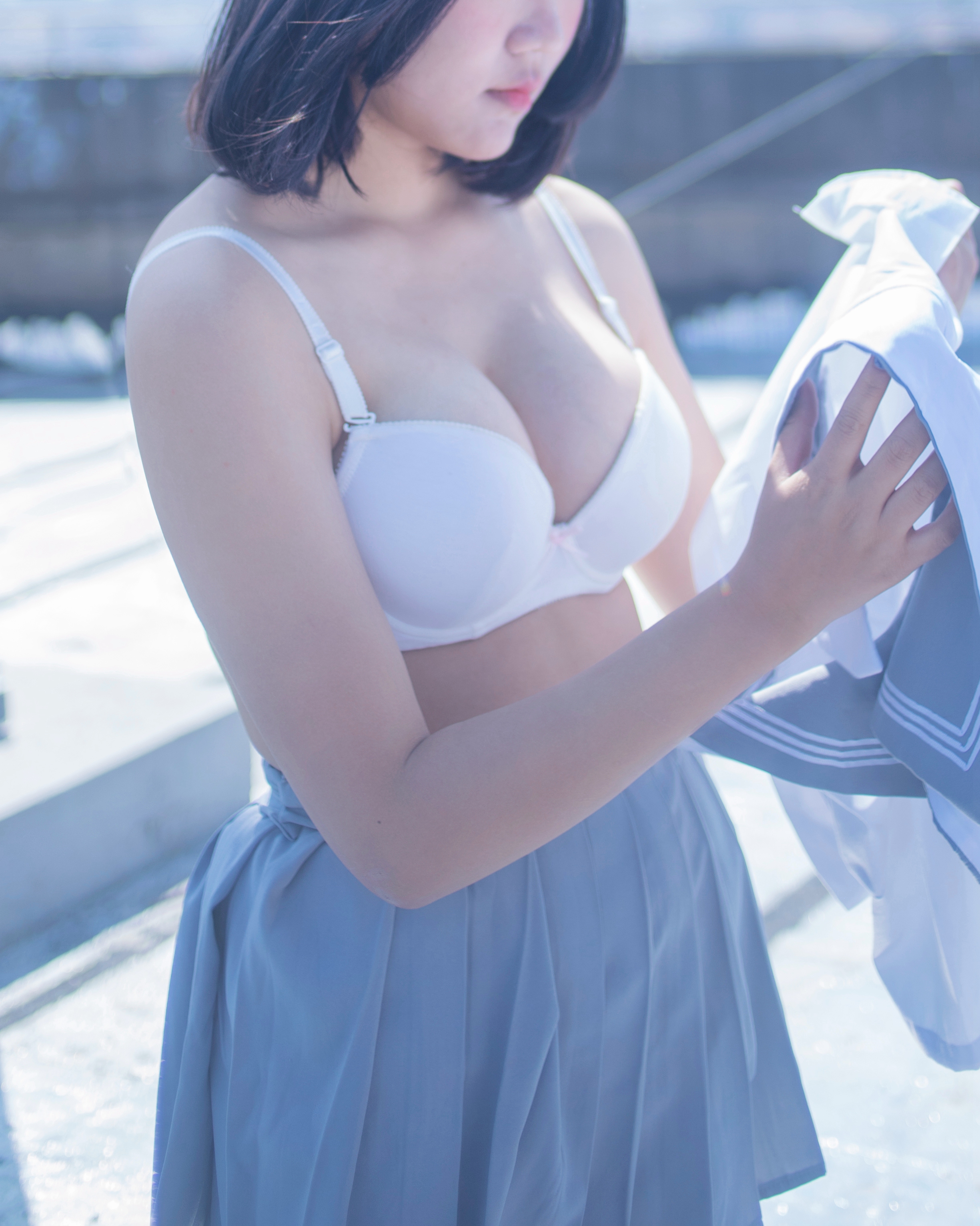 图片[21]-汐 NO.004 – 天台JK[40P108M]-六色网