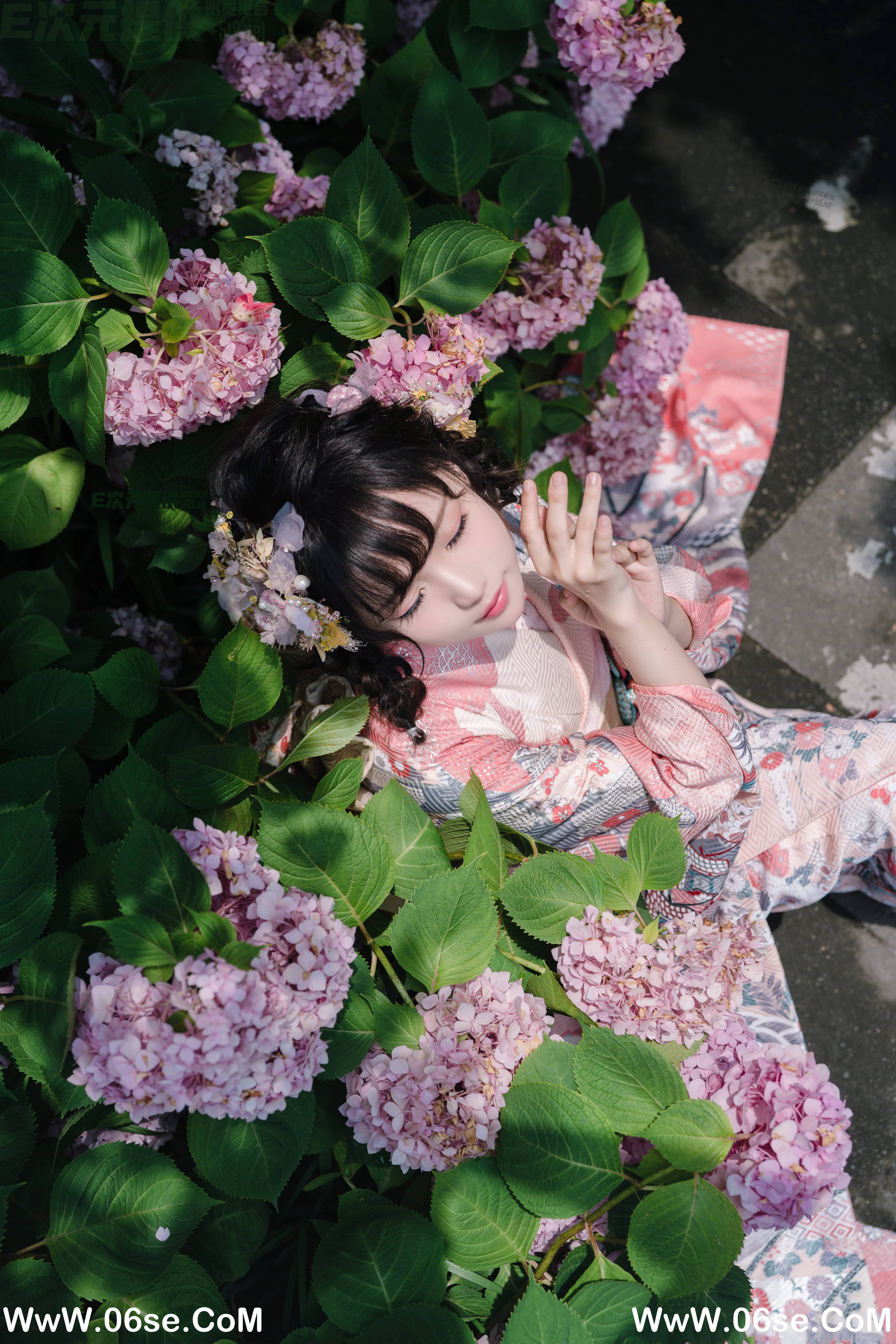 图片[17]-花柒hana NO.009 — 绣球花和服[18P437M]-六色网