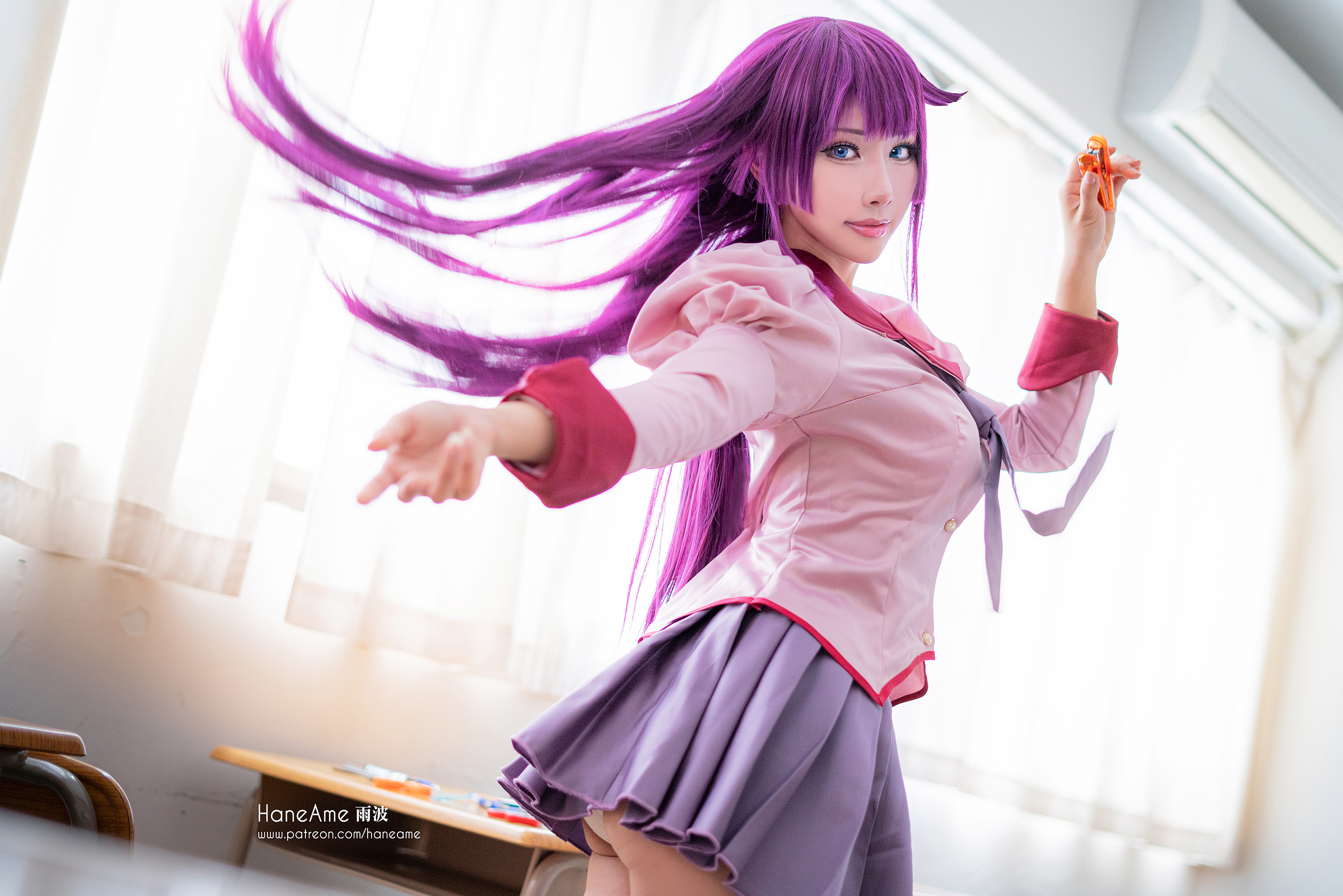图片[5]-Hane Ame 雨波写真 NO.023 – 化物语 战场原[17P+1V86M]-六色网