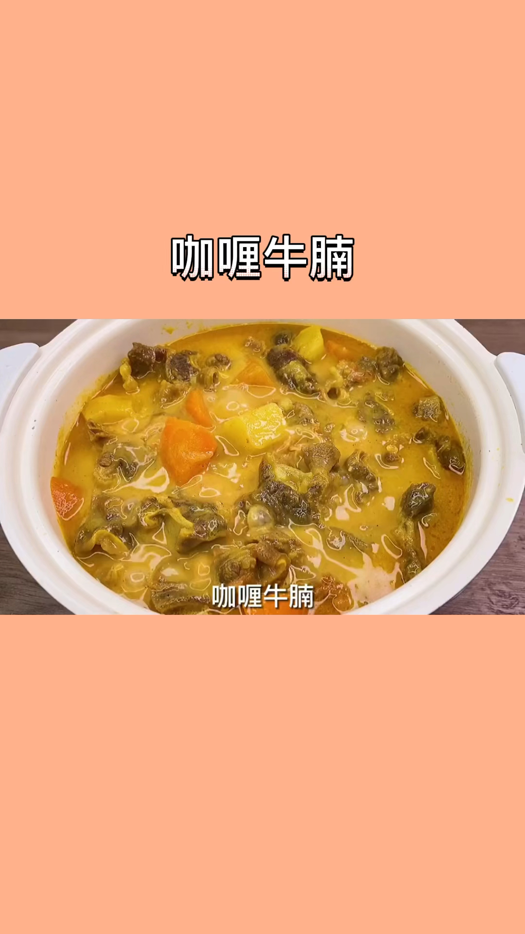 你尝试过咖喱牛腩嘛