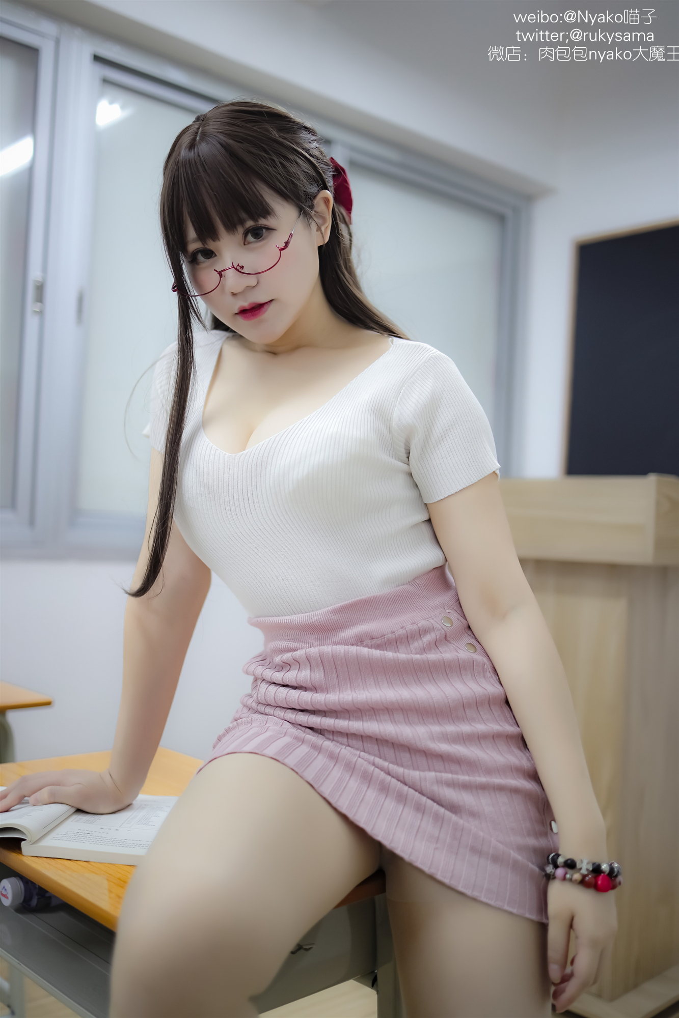 图片[5]-Nyako喵子 NO.010 – 欲求不满的老师[122P221M]-六色网