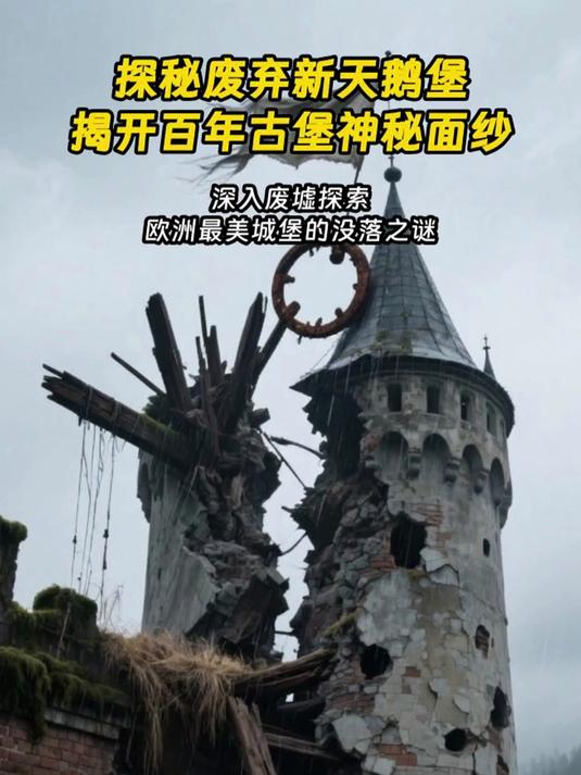 探秘废弃新天鹅堡，揭开百年古堡神秘面纱