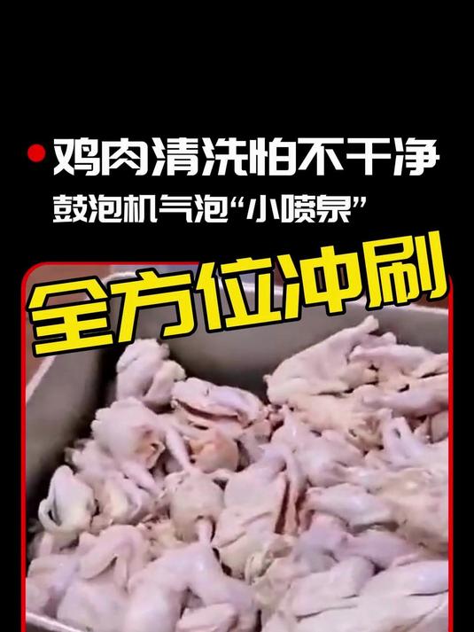 鸡肉清洗怕不干净?鼓泡机气泡“小喷泉”全方位冲刷 鼓泡清洗机