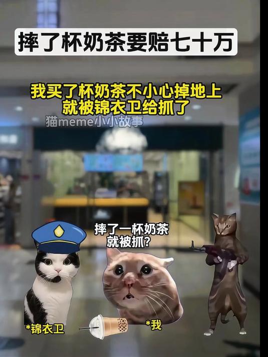 摔了杯奶茶要赔七十万，1+2集，买了杯奶茶不小心掉地上被给抓了