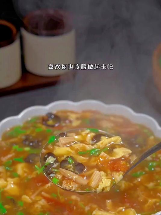 河南老家席上的经典酸辣鸡蛋汤分享