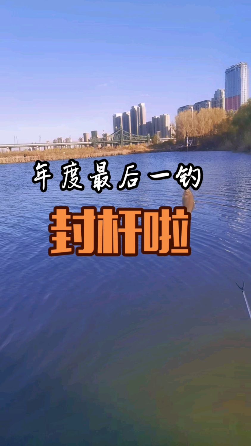 一杆一世界,一饵一江湖;怎奈初冬将至,不日冰锁寒江。即日封杆待明年!应该能成功吧