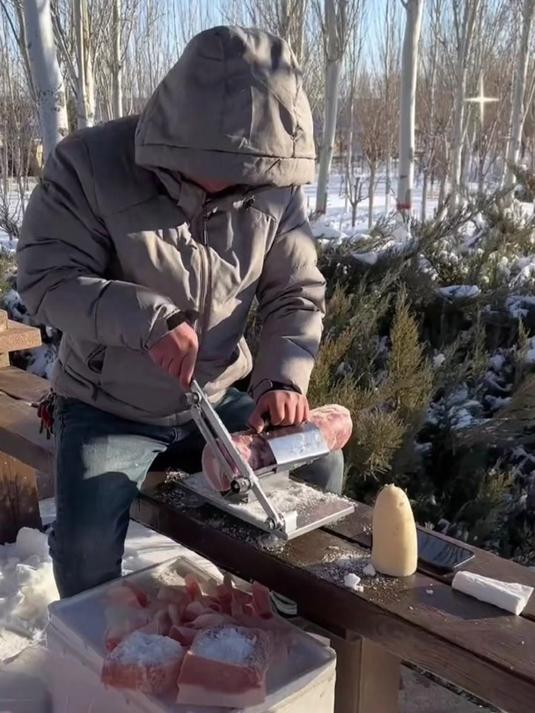 羊肉切片机 好物推荐 切片刀 冬天怎么少得了火锅切片机