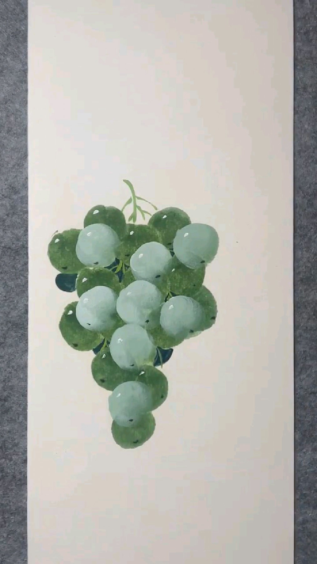 国画写意葡萄画法