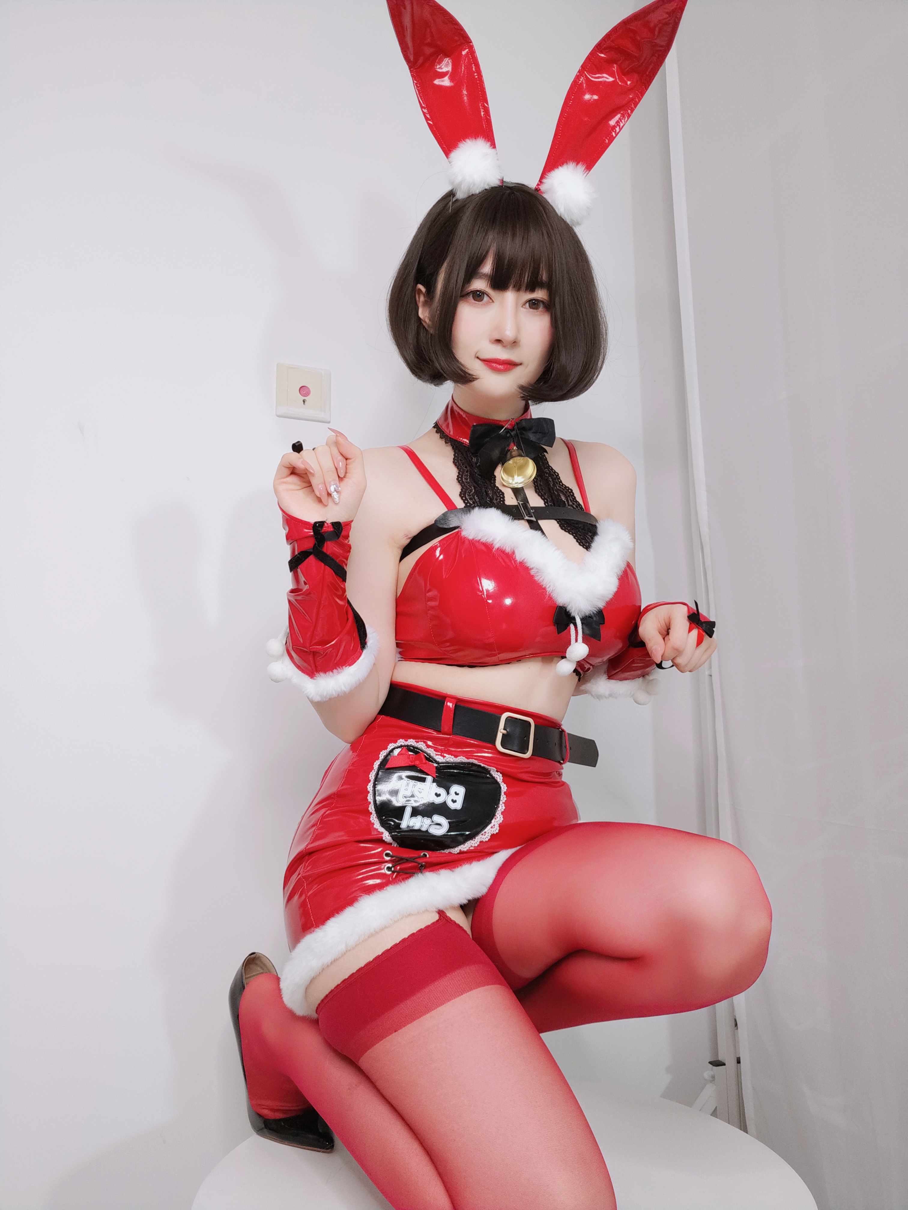 图片[42]-Coser小姐姐白银 NO.160 — Christmas Bunny [50P138M]-六色网