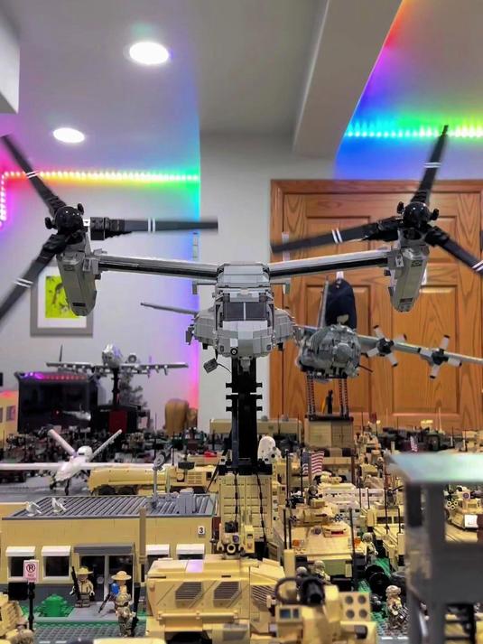 乐高V-22鱼鹰直升机