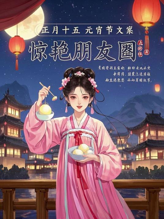 正月十五元宵节文案,惊艳朋友圈