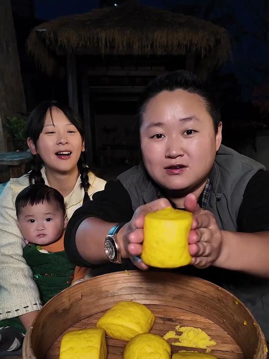 在网上学的南瓜馒头,那么简单真的能成功吗?简单吃点