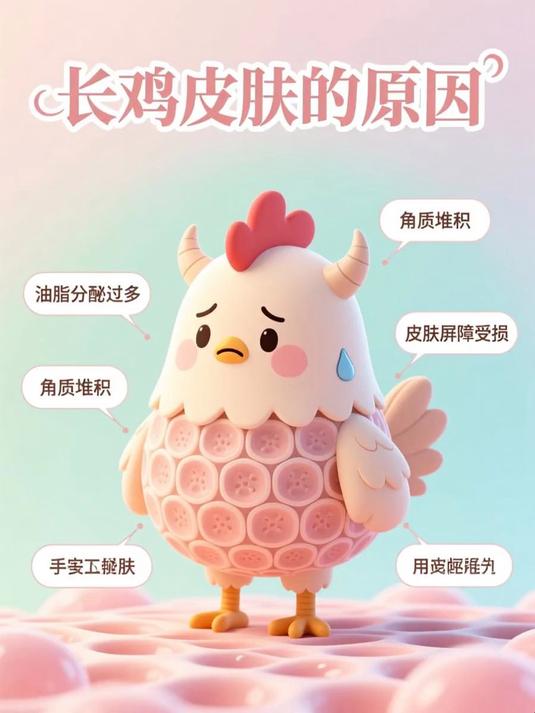 长鸡皮肤的原因