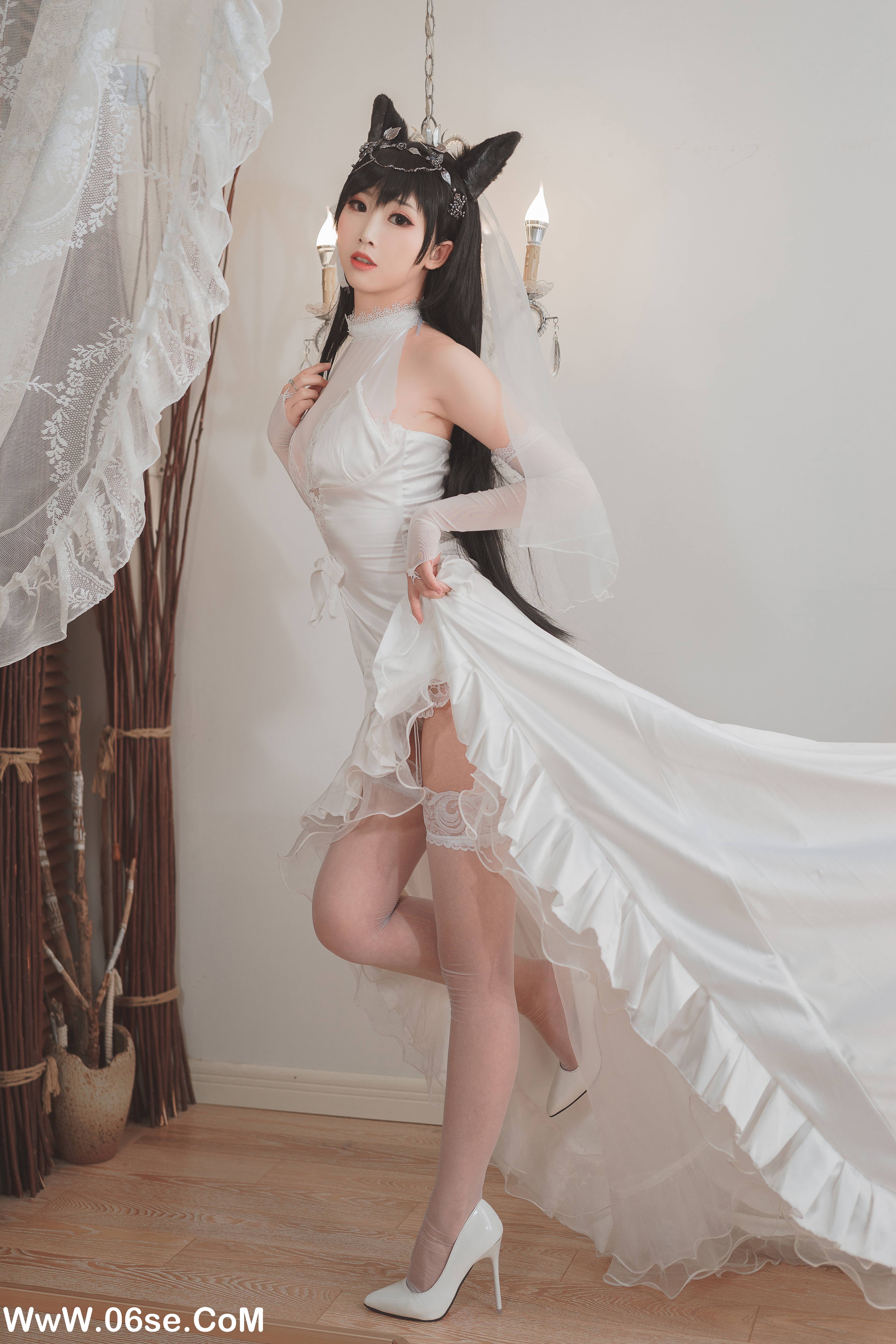 图片[24]-Coser面饼仙儿 NO.052 – 爱宕花嫁 [29P247M]-六色网